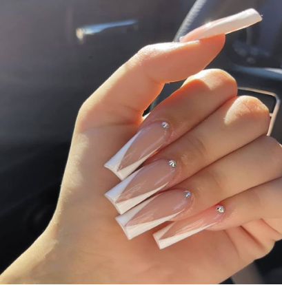 Best Long French Tip Nails