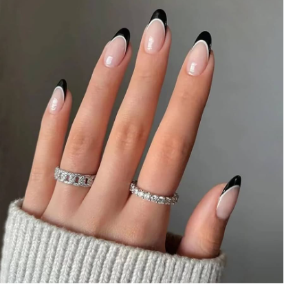 Best Black French Tip Nails