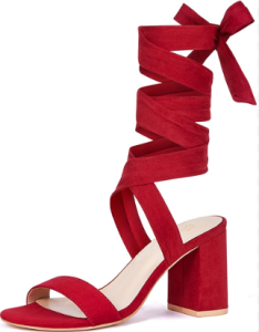 Best Red Lace Up Heels