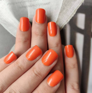 Orange Nails  Image