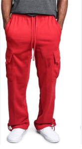 Red Cargo Pants Image