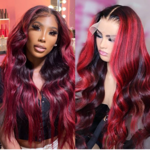 Burgundy Lace Front Wig near me