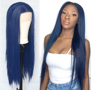 Blue Lace Front Wig  near me