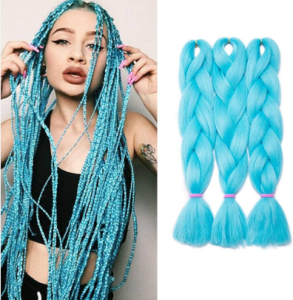 Blue Box Braids near me