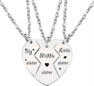 Sister Necklaces For 3  near me
