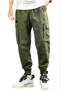 Olive Green Cargo Pants Image