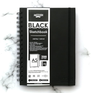 Black Paper Notebook Image