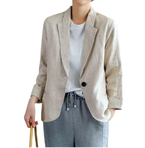 Womens Linen Blazers Image