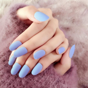Sky Blue Nails Image