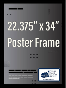 22.375 X 34 Poster Frame Image