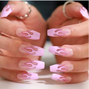 Flame Nails Image