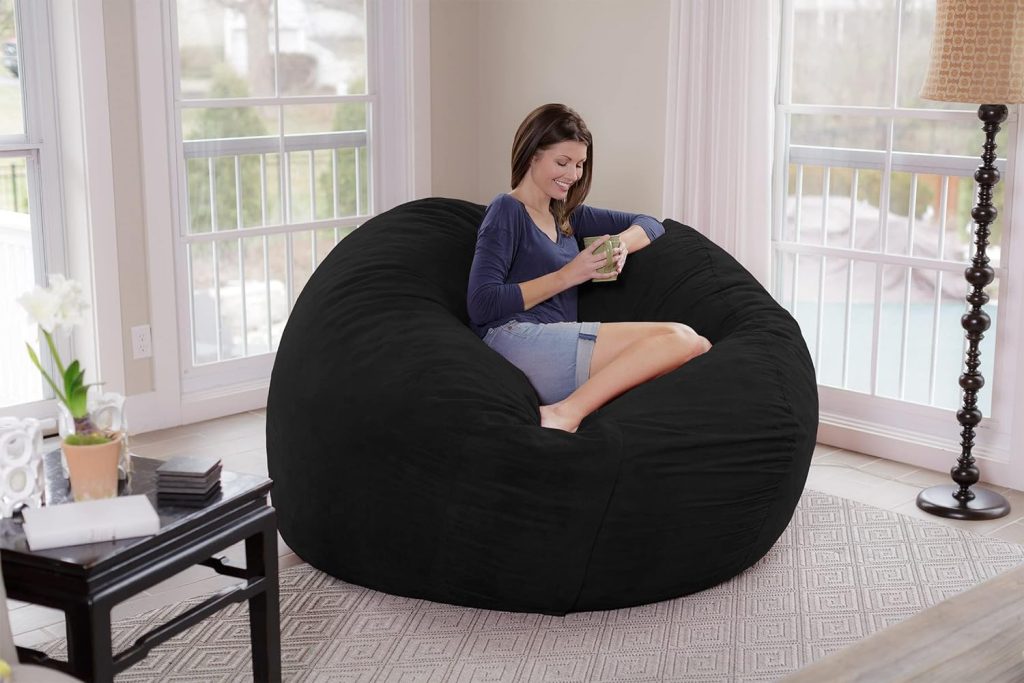 Chill Sack Bean Bag Chair: Giant 7' Memory Foam Furniture Bean Bag