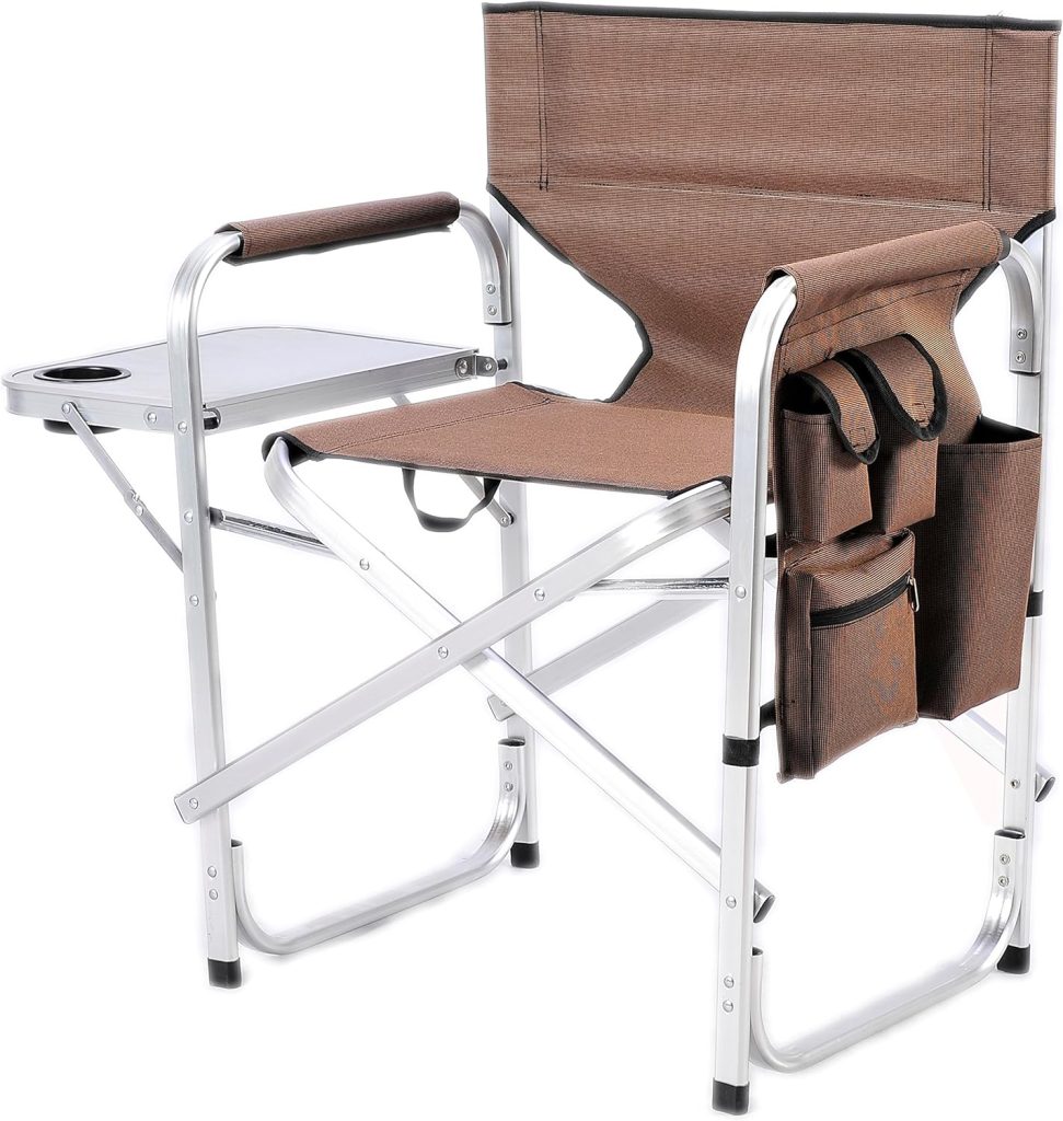 Stylish Camping Full Back Folding Director's Chair