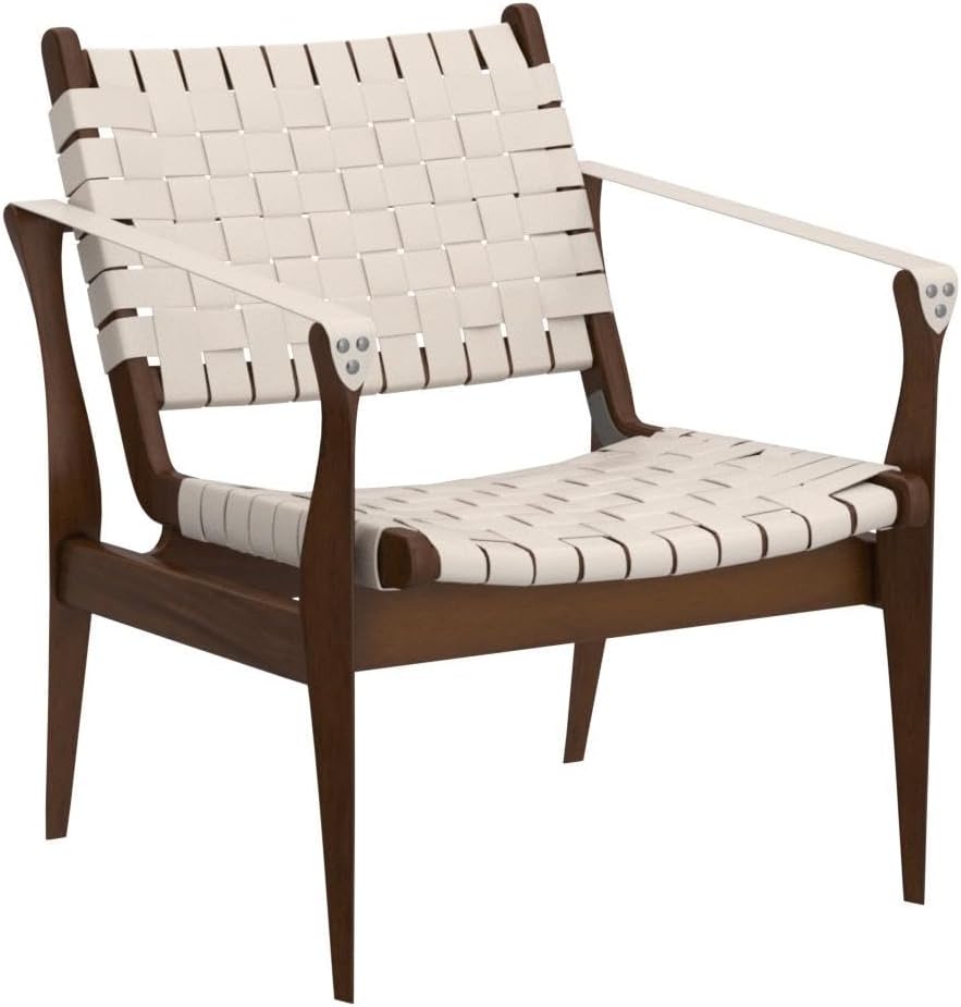 Light Brown Leather Safari Chair