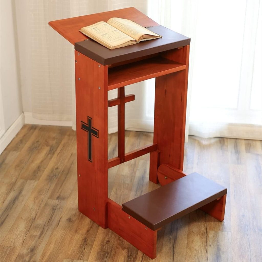 Prayer Bench Stool Table