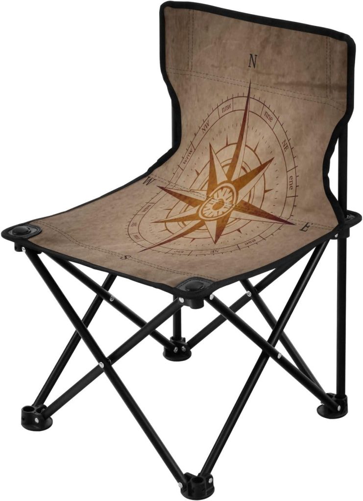 ALAZA Retro Compass Camping Chair