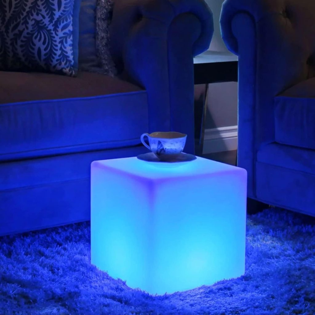 16-Inch LED Cube Chair Lights
