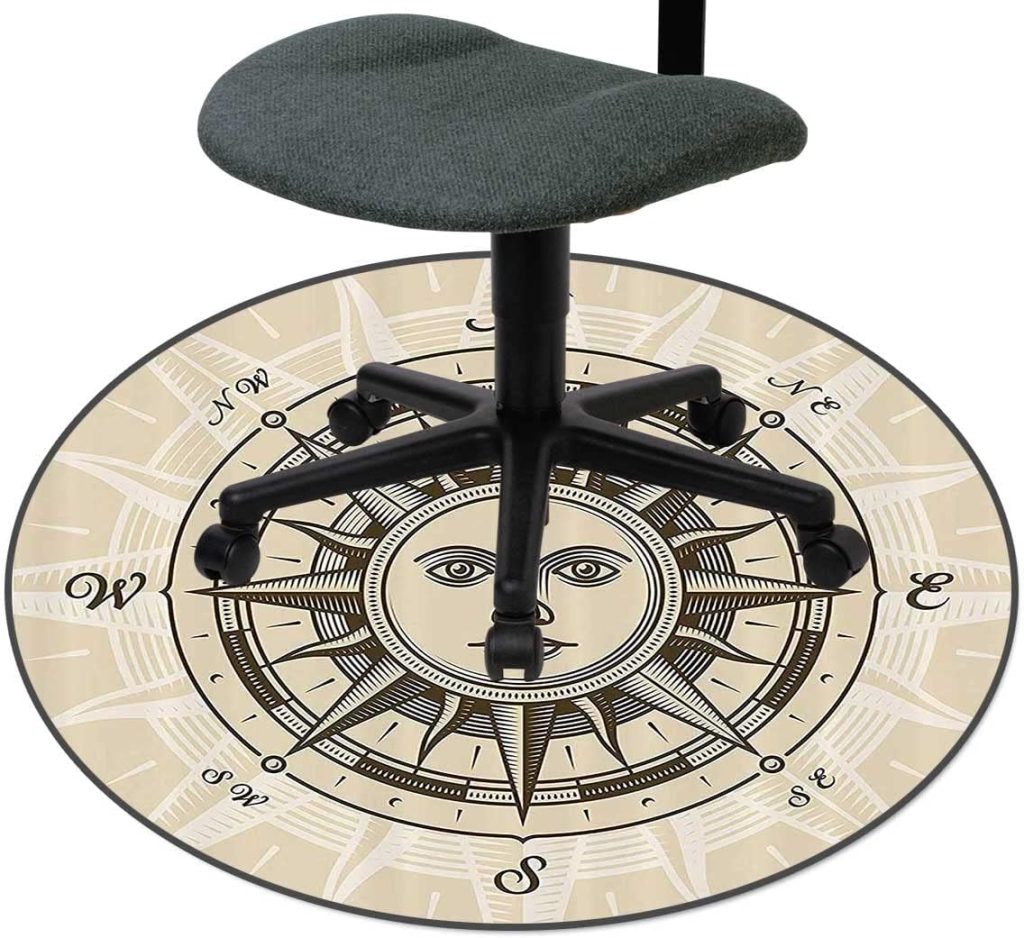 Compass Decor Collection Rolling Chair
