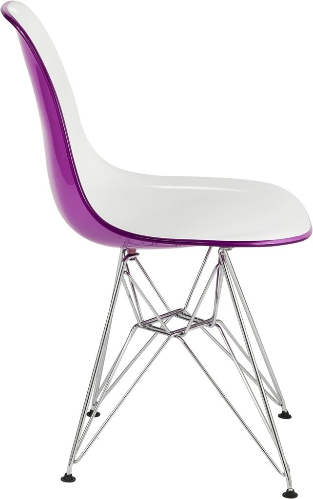 Cresco Modern Eiffel Base Dining Side Chair