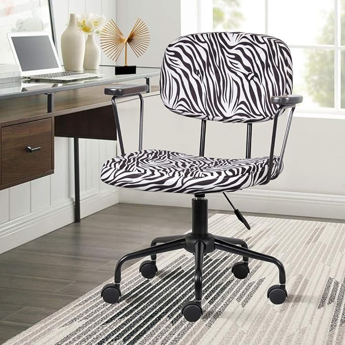 Safari Zebra Pattern Home Office Task Chair
