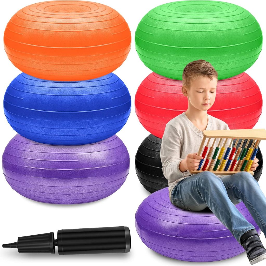 Lewtemi 6 Pieces Flexible Seating for Classroom Elementary Yoga Ball Chairs