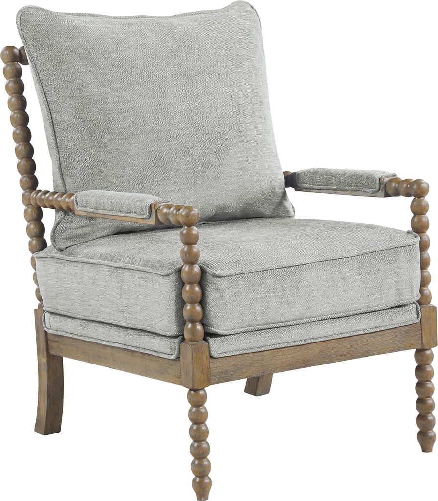 OSP Home Furnishings Fletcher Spindle Accent Chair