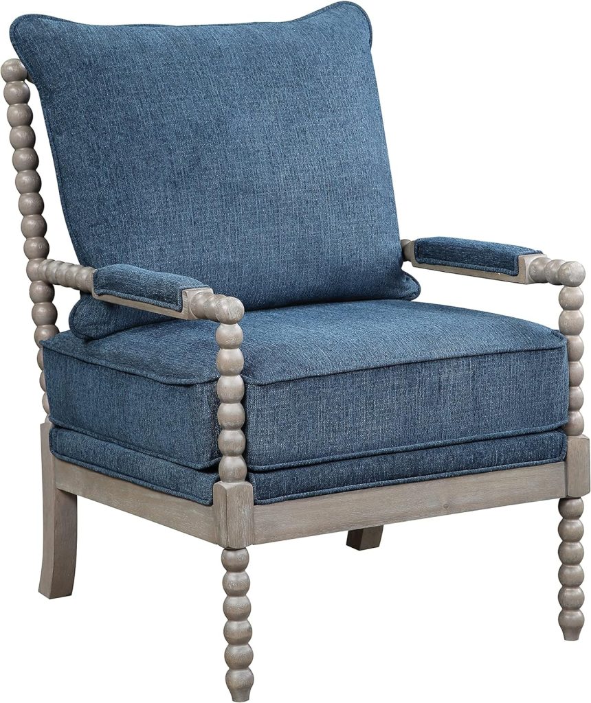 OSP Home Furnishings Abbott Spindle Accent Chair